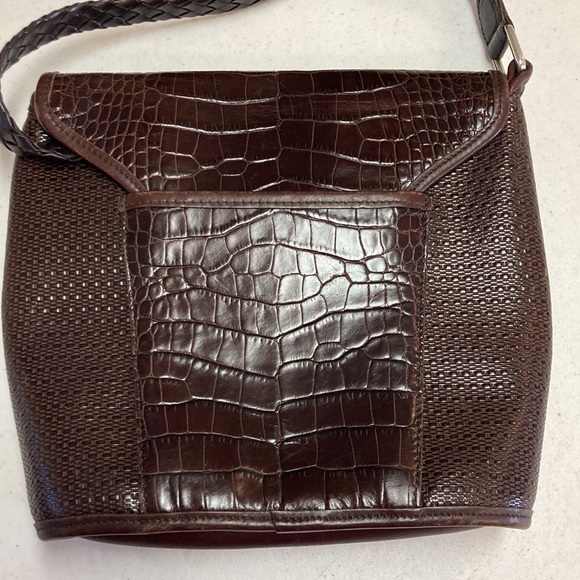 Brighton Alligator Embossed Leather Purse #888007 - Picture 3 of 10